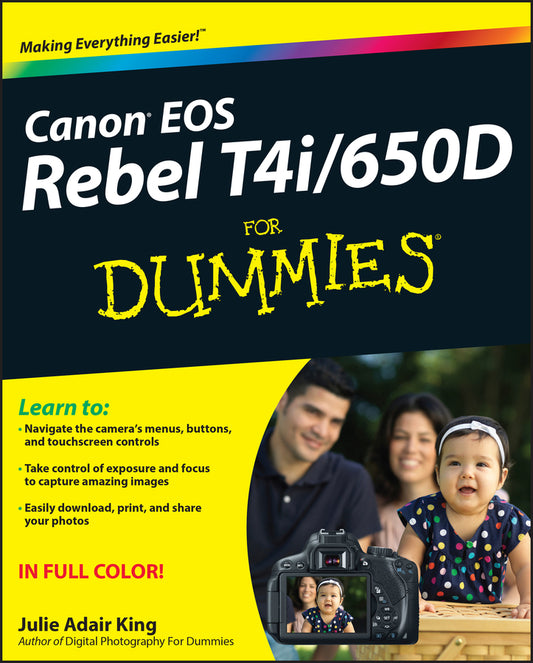 Canon EOS Rebel T4i/650D For Dummies Inkling Interactive Edition (Paperback / softback) 9781118335970