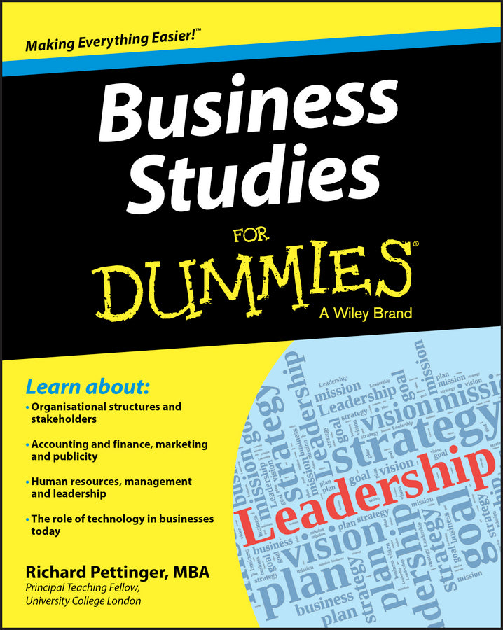 Business Studies For Dummies (Paperback / softback) 9781118348116