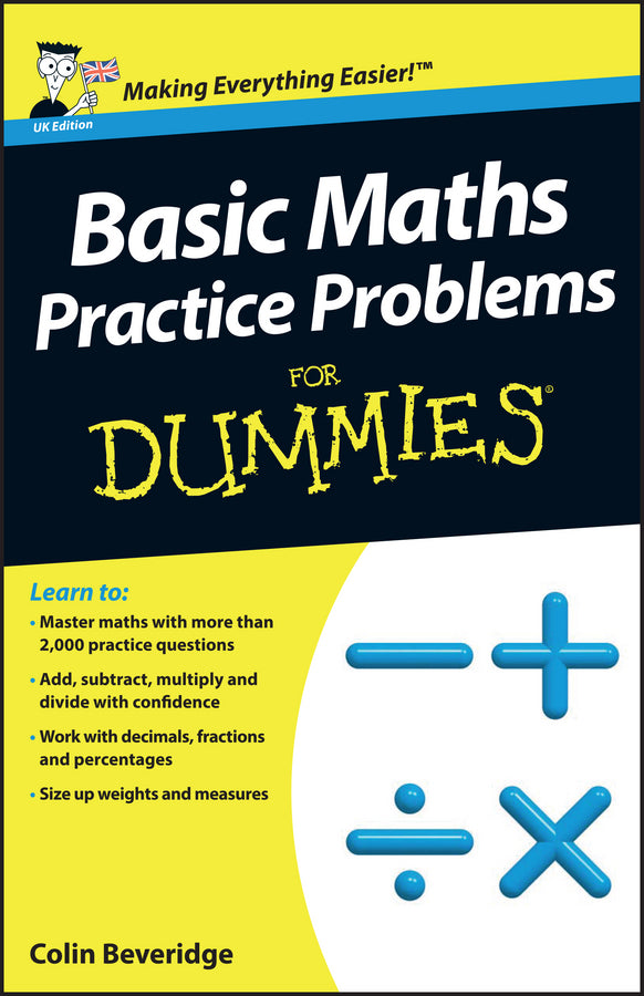 Basic Maths Practice Problems For Dummies (Paperback / softback) 9781118351628