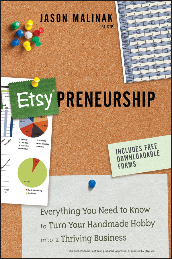 Etsy–preneurship – Everything You Need to Know to Turn Your Handmade Hobby into a Thriving Business (Paperback / softback) 9781118378380