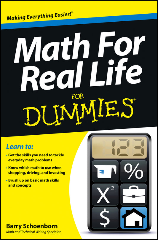 Math For Real Life For Dummies (Paperback / softback) 9781118453308