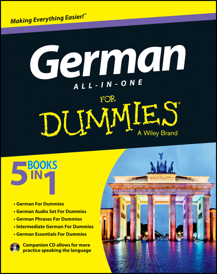 German All–in–One For Dummies with CD (Paperback / softback) 9781118491409