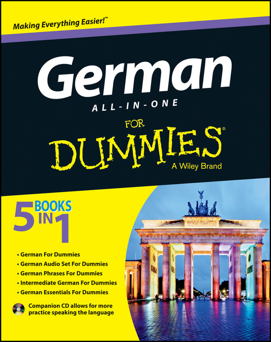 German All–in–One For Dummies with CD (Paperback / softback) 9781118491409