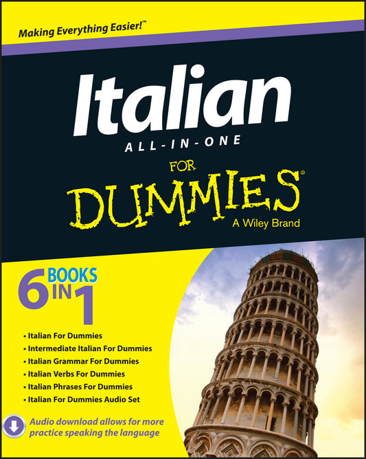 Italian All–in–One For Dummies (Paperback / softback) 9781118510605