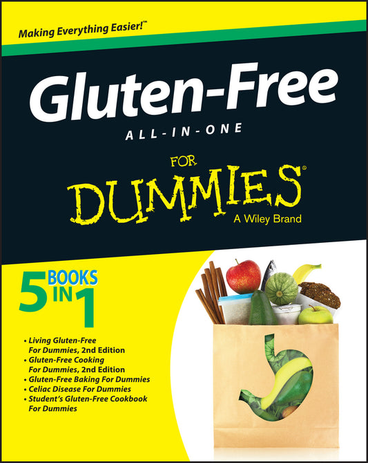 Gluten–Free All–in–One For Dummies (Paperback / softback) 9781119052449