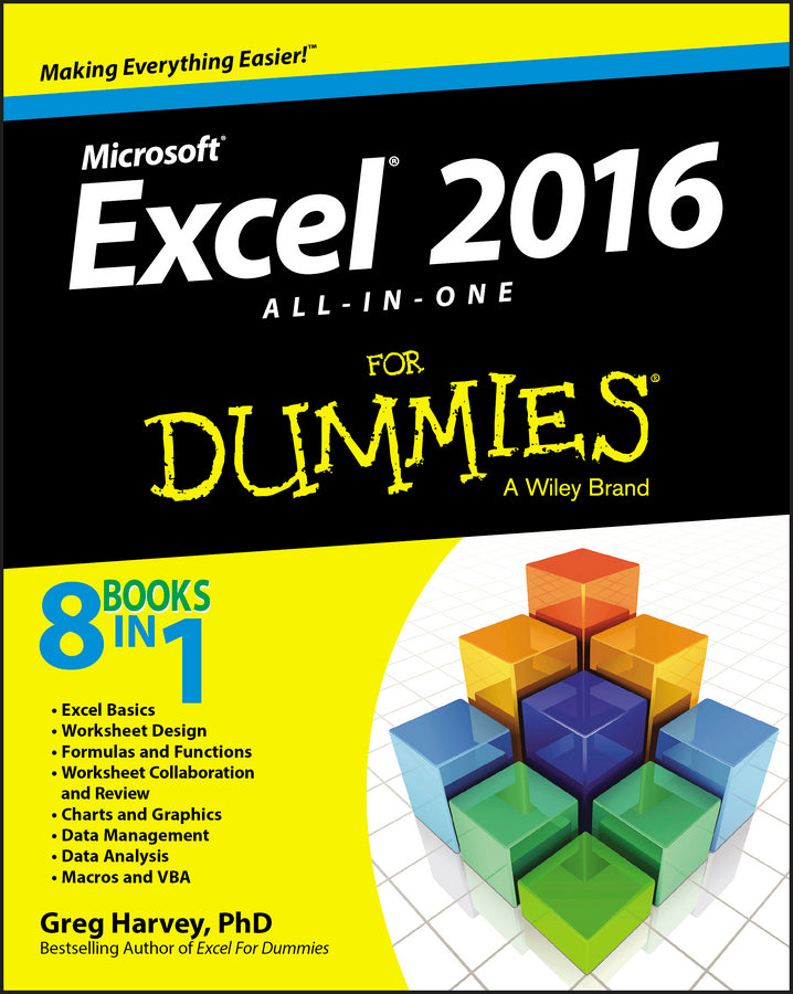 Excel 2016 All–In–One For Dummies (Paperback / softback) 9781119077152