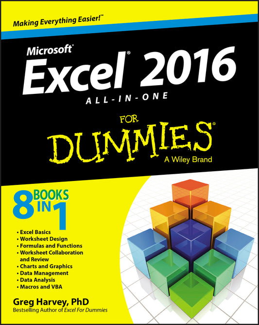 Excel 2016 All–In–One For Dummies (Paperback / softback) 9781119077152