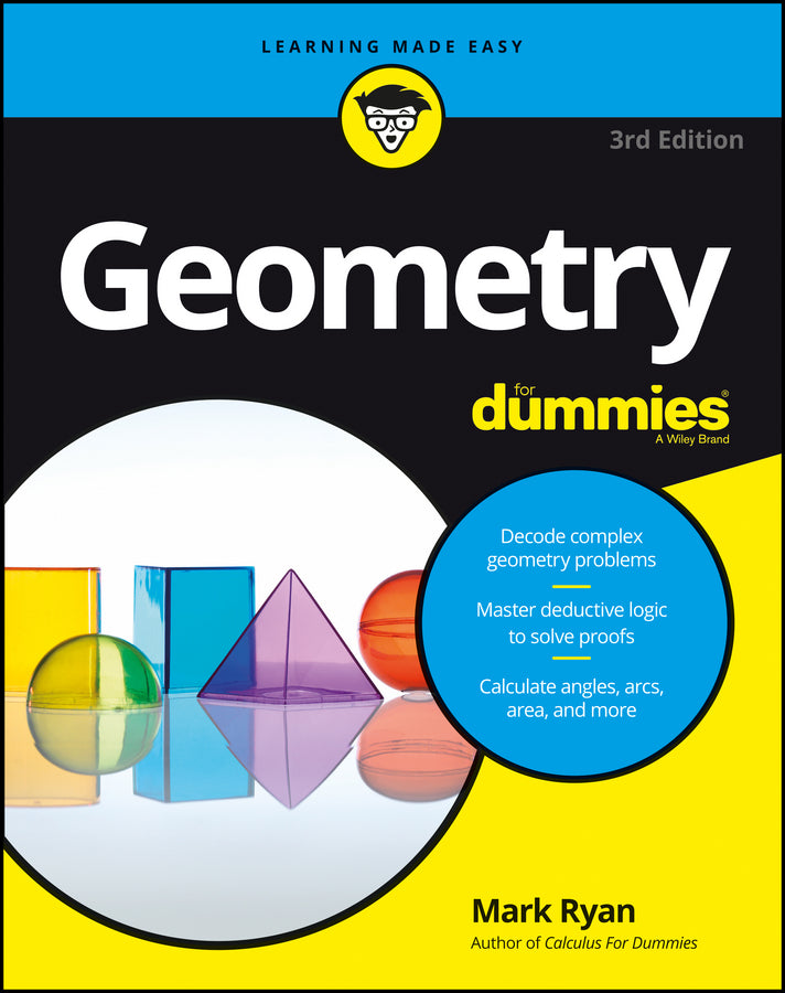 Geometry For Dummies 3e (Paperback / softback) 9781119181552