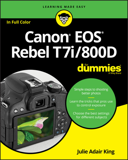Canon EOS Rebel T7i/800D For Dummies (Paperback / softback) 9781119399773