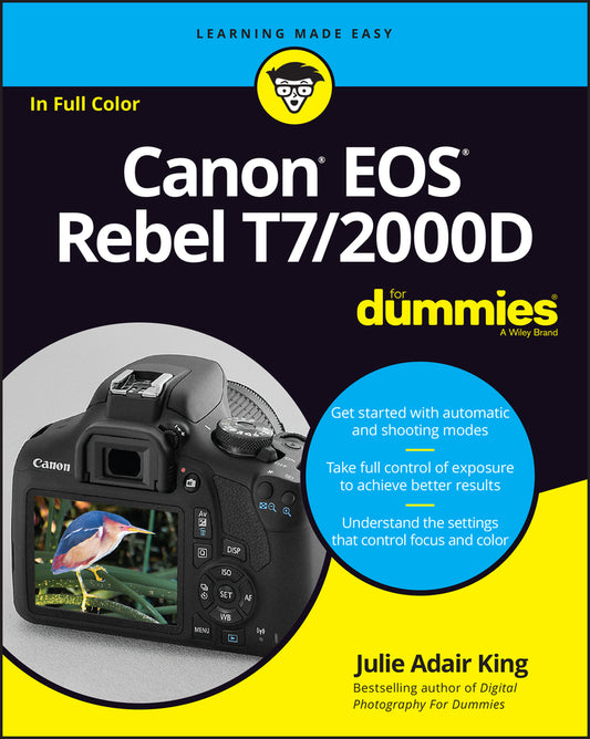 Canon EOS Rebel T7/2000D For Dummies (Paperback / softback) 9781119471561