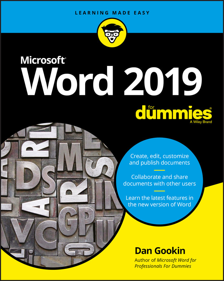 Word 2019 For Dummies (Paperback / softback) 9781119514060