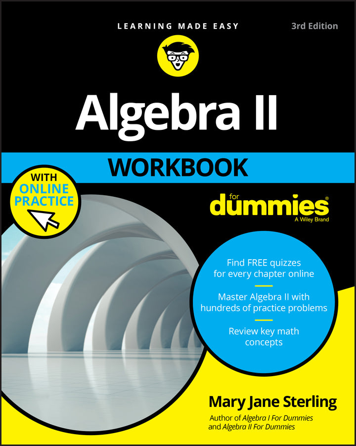 Algebra II Workbook For Dummies, 3rd Edition with OP (Paperback / softback) 9781119543114