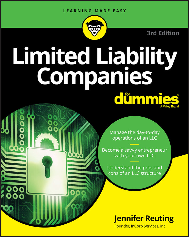 Limited Liability Companies For Dummies, 3rd Edition (Paperback / softback) 9781119602187