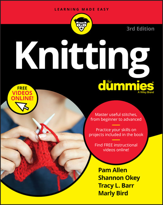 Knitting For Dummies, 3rd Edition (Paperback / softback) 9781119643203