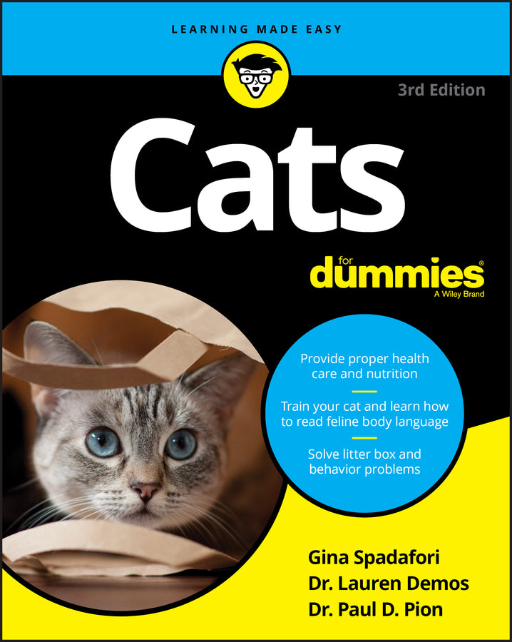 Cats For Dummies, 3rd Edition (Paperback / softback) 9781119646266