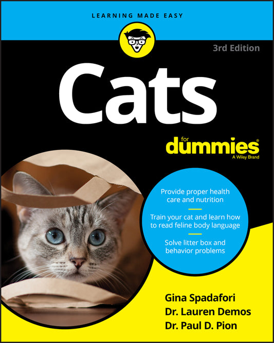 Cats For Dummies, 3rd Edition (Paperback / softback) 9781119646266