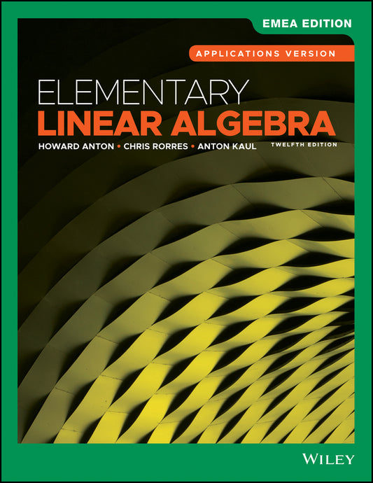 Elementary Linear Algebra; Applications Version (Paperback / softback) 9781119666141