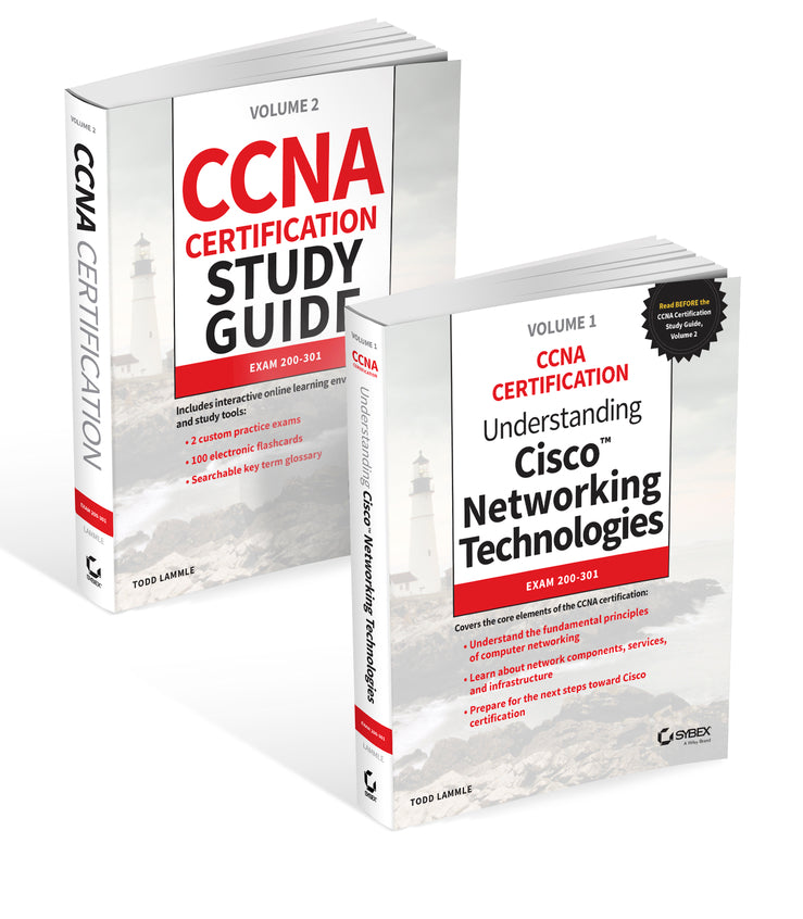 Cisco CCNA Certification 2–Volume Set – Exam 200–301 (Paperback / softback) 9781119677611