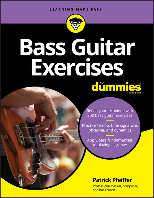 Bass Guitar Exercises For Dummies (Paperback / softback) 9781119700111