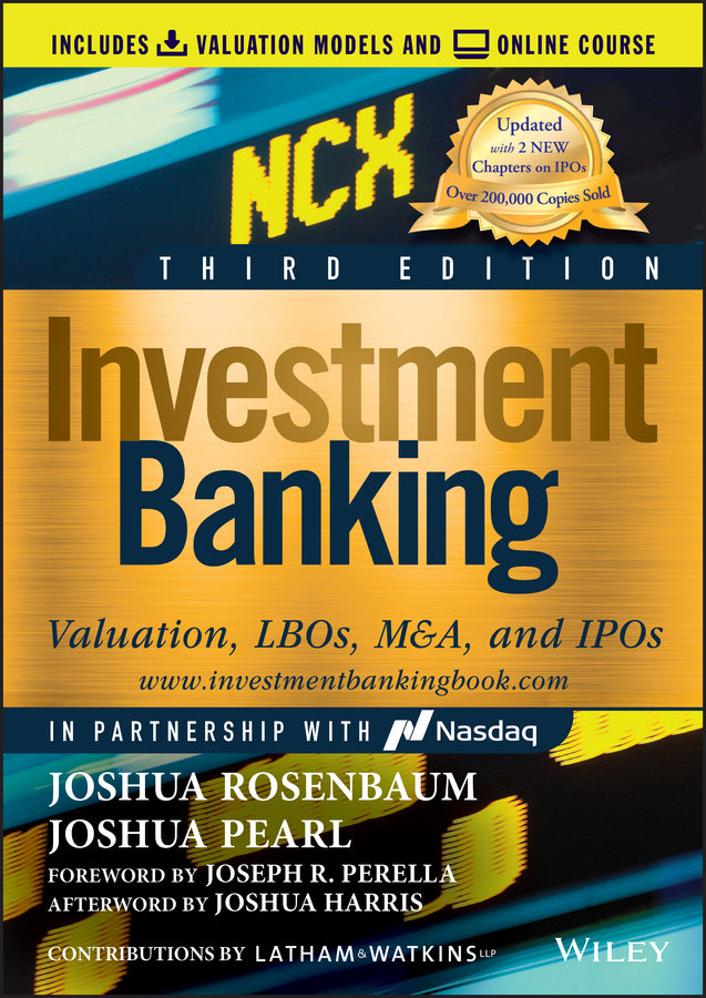 Investment Banking: Valuation, LBOs, M&A, and IPOs , 3rd Edition; Valuation, LBOs, M&A, and IPOs (Hardback) 9781119706182