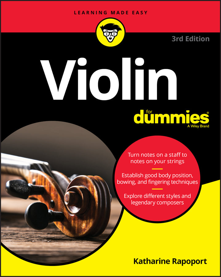 Violin For Dummies – Book + Online Video & Audio Instruction, 3rd Edition (Paperback / softback) 9781119731344