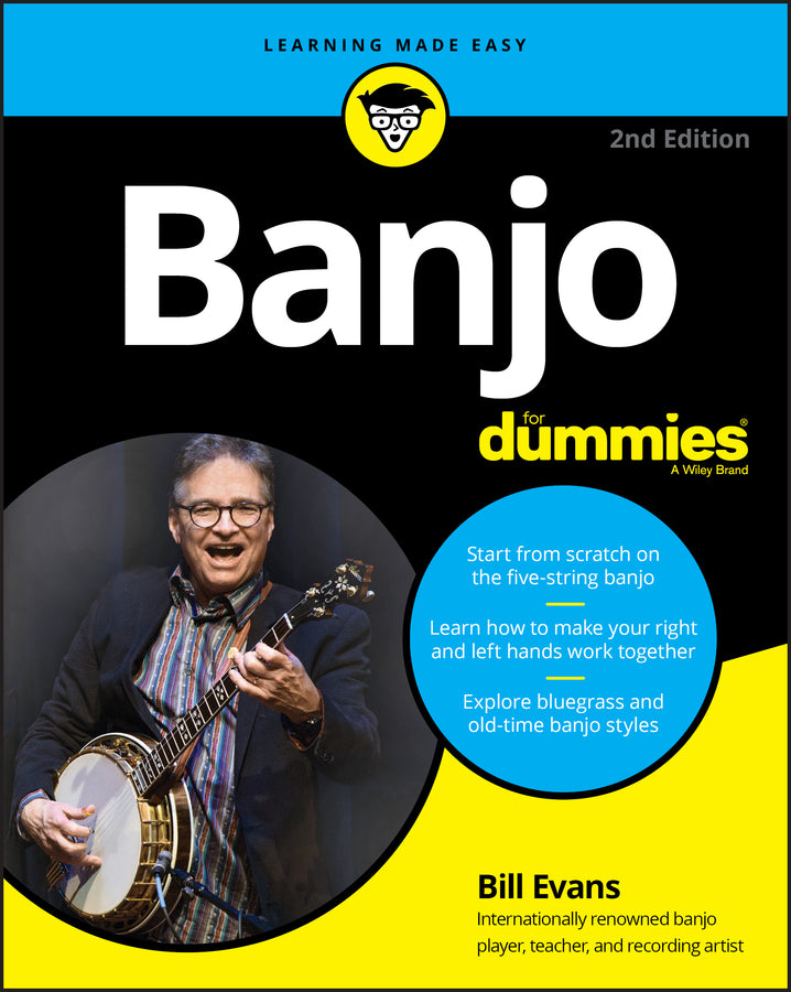 Banjo For Dummies – Book + Online Video & Audio Instruction, 2nd Edition (Paperback / softback) 9781119731382