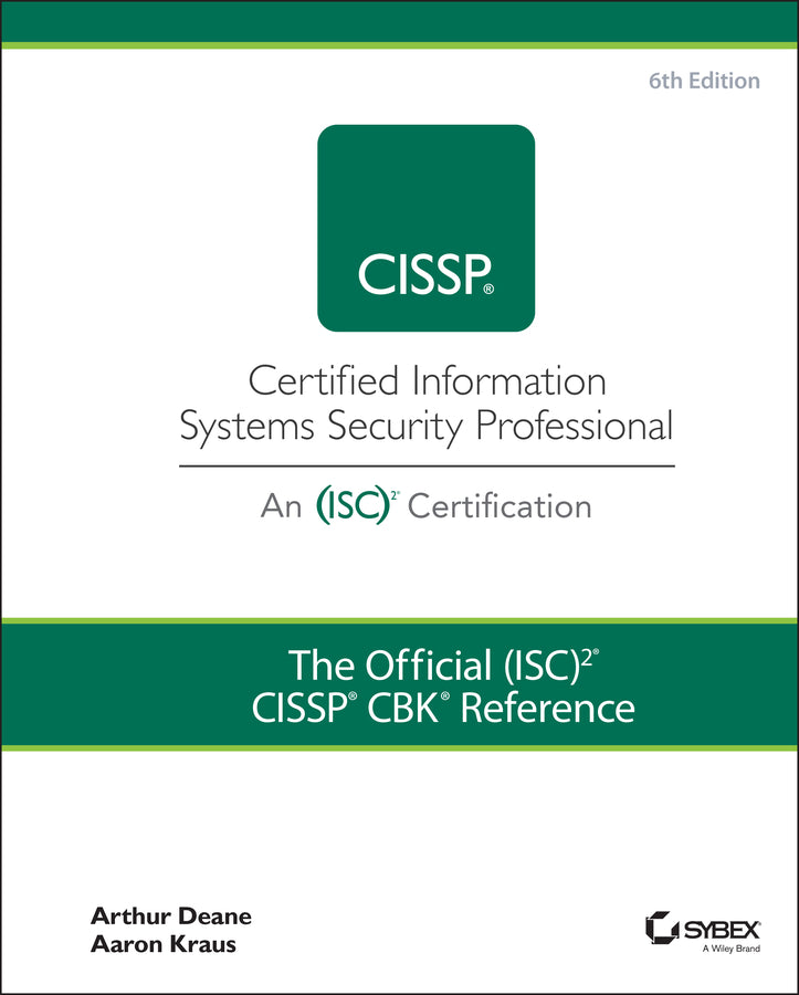 The Official (ISC)2 CISSP CBK Reference, 6th Edition (Hardback) 9781119789994