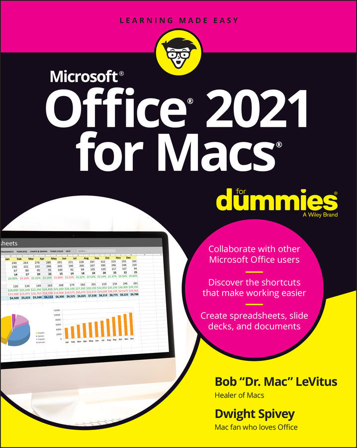 Office 2021 for Macs For Dummies (Paperback / softback) 9781119840442