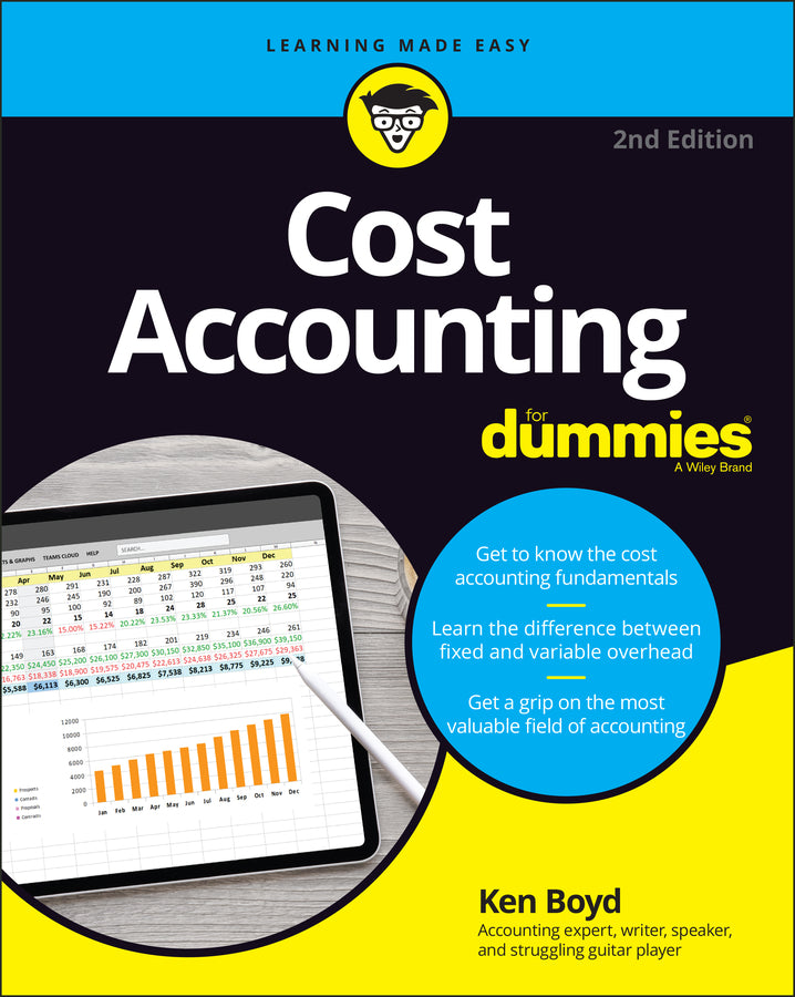 Cost Accounting For Dummies 2nd Edition (Paperback / softback) 9781119856023