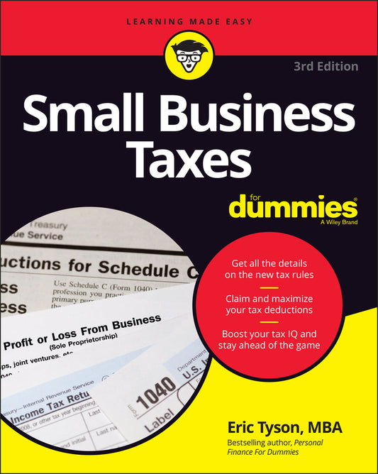 Small Business Taxes For Dummies, 3rd Edition (Paperback / softback) 9781119861140