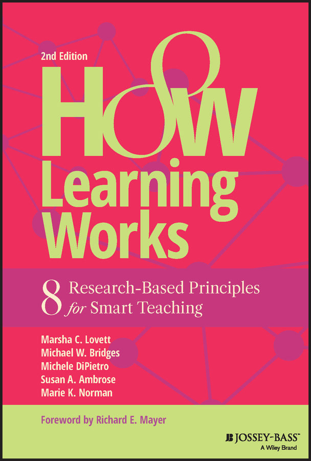 How Learning Works – 8 Research–Based Principles for Smart Teaching, Second Edition (Hardback) 9781119861690