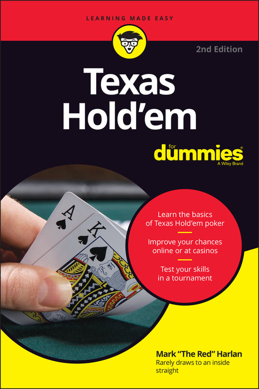 Texas Hold?em For Dummies, 2nd Edition (Paperback / softback) 9781119873099