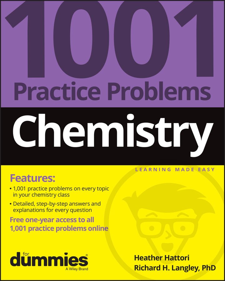 Chemistry: 1001 Practice Problems For Dummies (+ F ree Online Practice) (Paperback / softback) 9781119883531