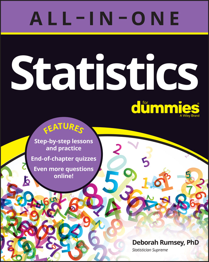 Statistics All–in–One For Dummies (+ Chapter Quizzes Online) (Paperback / softback) 9781119902560