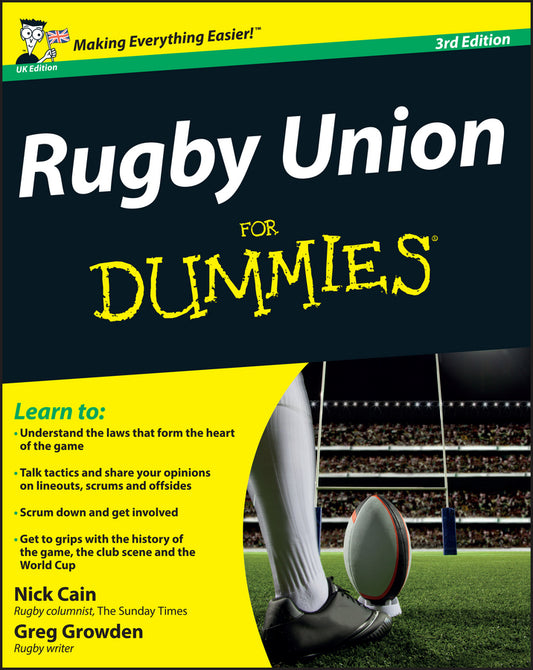 Rugby Union For Dummies 3e (Paperback / softback) 9781119990925