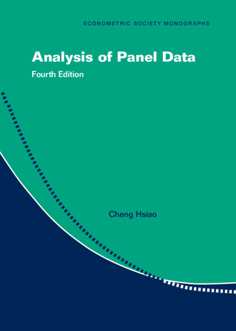 Analysis of Panel Data (Hardback) 9781316512104