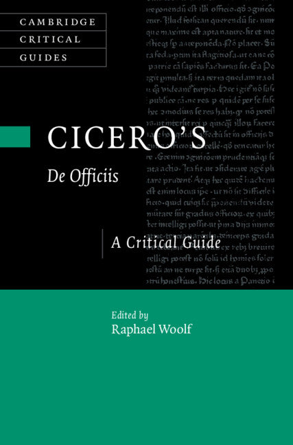 Cicero's ‘De Officiis'; A Critical Guide (Hardback) 9781316518014