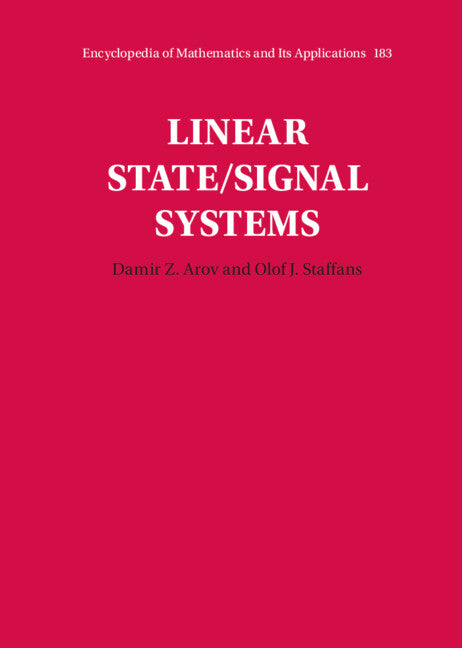 Linear State/Signal Systems (Hardback) 9781316519677