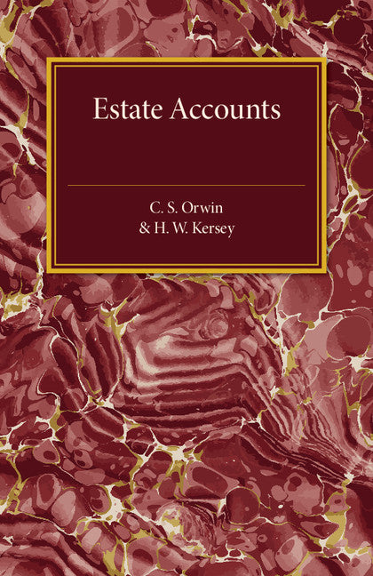 Estate Accounts (Paperback / softback) 9781316603345