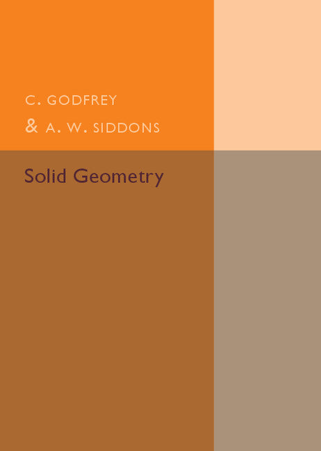 Solid Geometry (Paperback / softback) 9781316603857