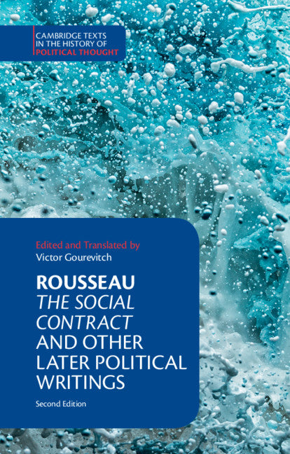 Rousseau: The Social Contract and Other Later Political Writings (Paperback / softback) 9781316605448