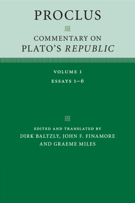 Proclus: Commentary on Plato's Republic: Volume 1 (Paperback / softback) 9781316608302