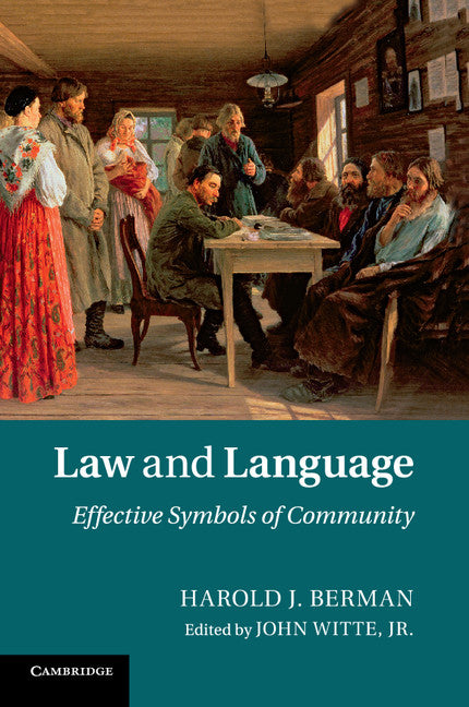 Law and Language; Effective Symbols of Community (Paperback / softback) 9781316619339