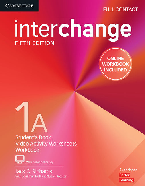 Interchange Level 1A Full Contact with Online Self-Study and Online Workbook (Multiple-component retail product) 9781316623022