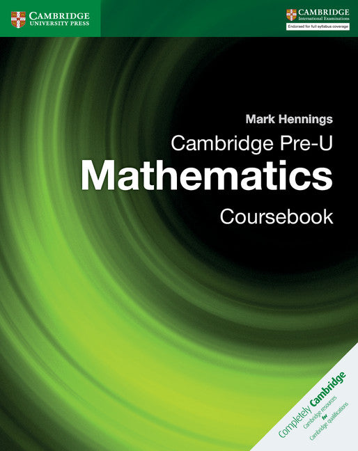 Cambridge Pre-U Mathematics Coursebook (Paperback / softback) 9781316635759