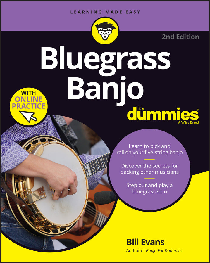 Bluegrass Banjo For Dummies – Book + Online Video & Audio Instruction, 2nd Edition (Paperback / softback) 9781394152902