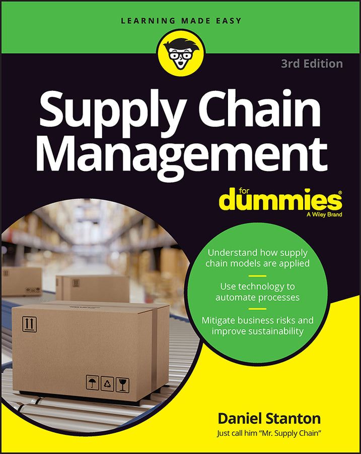 Supply Chain Management For Dummies, 3rd Edition (Paperback / softback) 9781394154562