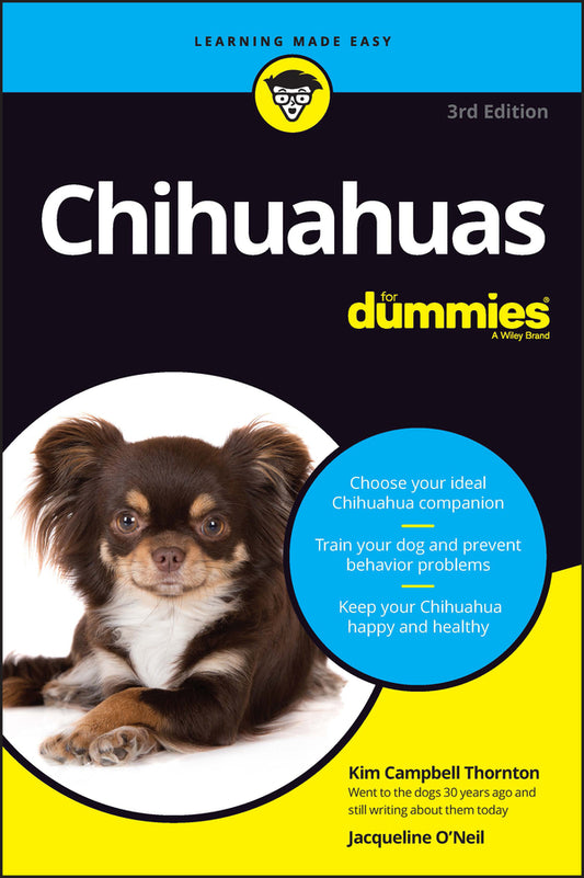 Chihuahuas For Dummies, 3rd Edition (Paperback / softback) 9781394156801