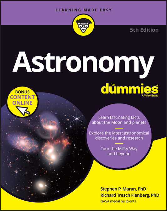 Astronomy For Dummies, 5th Edition (+ Chapter Quiz zes Online) (Paperback / softback) 9781394163076