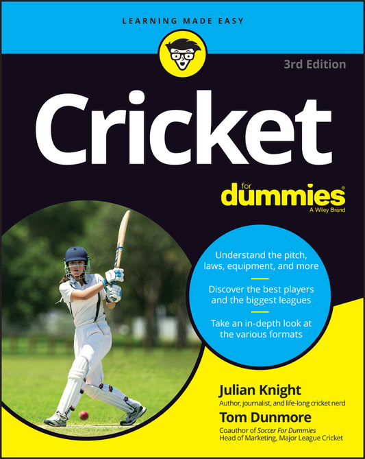 Cricket For Dummies 3rd Edition (Paperback / softback) 9781394164769